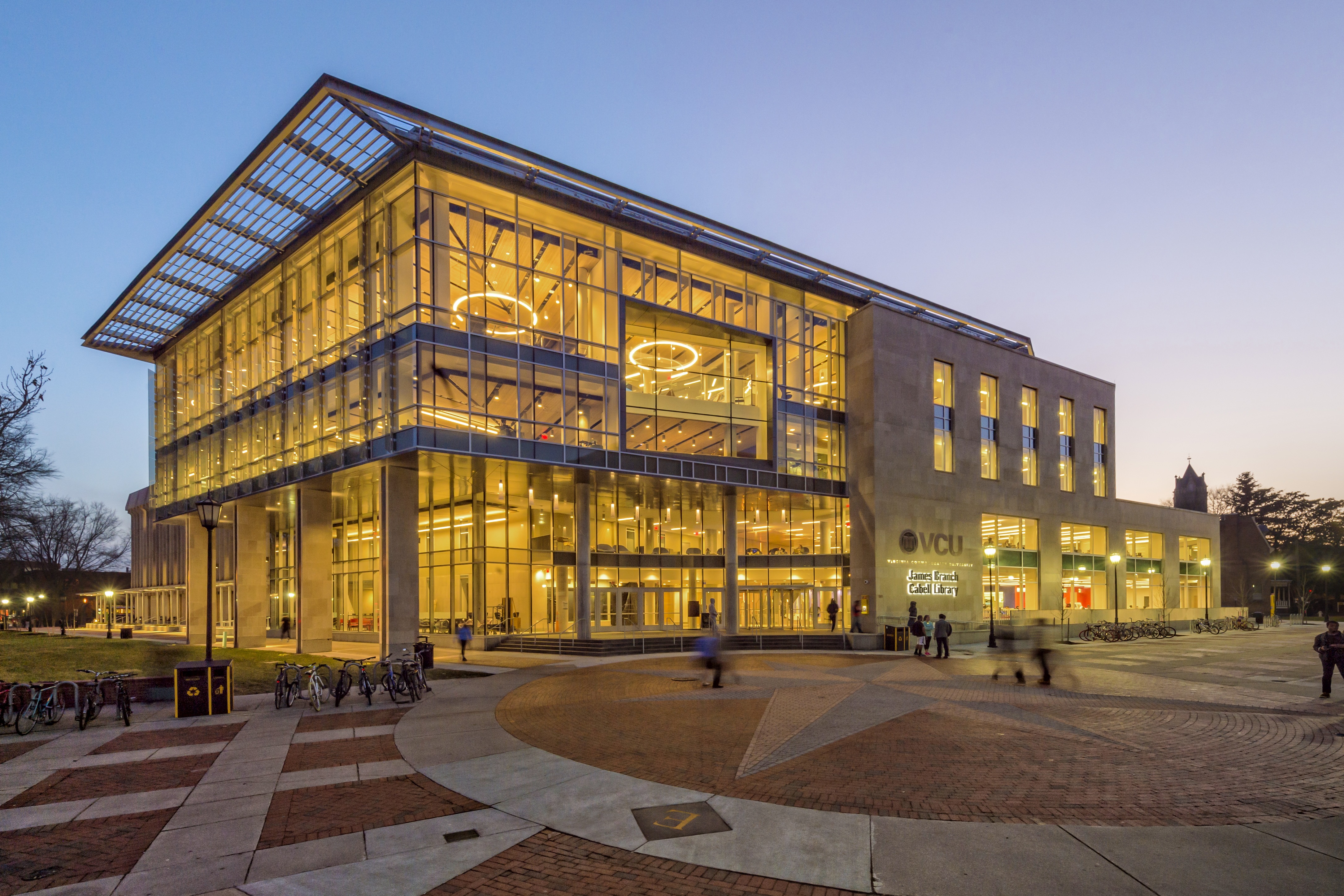 Exterior of Cabell Library